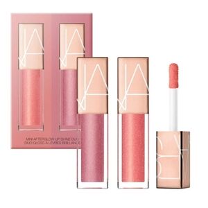 NARS Mini Afterglow Lip Shine Duo: Orgasm & Unbroken, 3.7ml x2, NIB